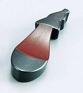 TKG テイケイジイ 遠藤商事 うるし箸置 竹製瓢型（塗）【PHS48】