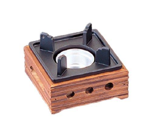 マイン アルミ民芸風こんろ　焼杉　小M10−779【QMV052】