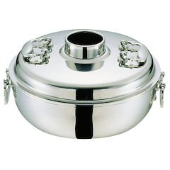 TKG テイケイジイ 遠藤商事 NS18−8しゃぶしゃぶ鍋25cm【QSY13025】