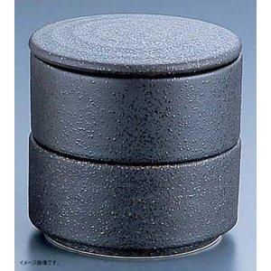 TKG テイケイジイ 遠藤商事 丸型　二段重　黒Y−023【RMJ5501】