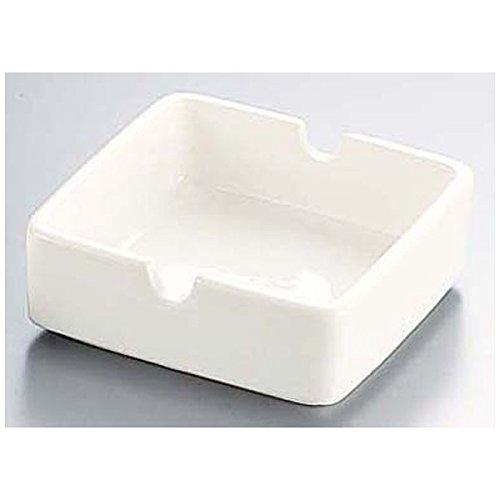 TKG テイケイジイ 遠藤商事 陶器 ホワイト 角形灰皿Y-405【PHIJ801】