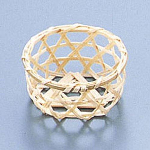 TKG テイケイジイ 遠藤商事 竹製　珍味籠（10個入）3008　ミニ丸8【XOI0502】