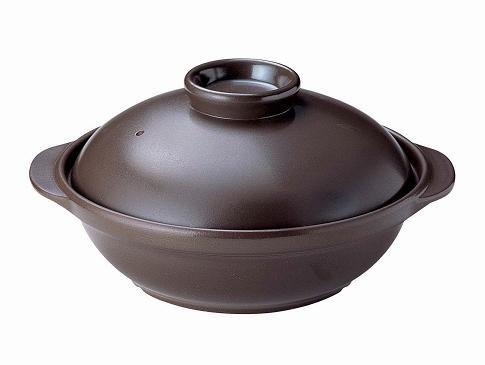 TKG テイケイジイ 遠藤商事 SB−24　宴席鍋　24cmダークブラウン【QEV2001】