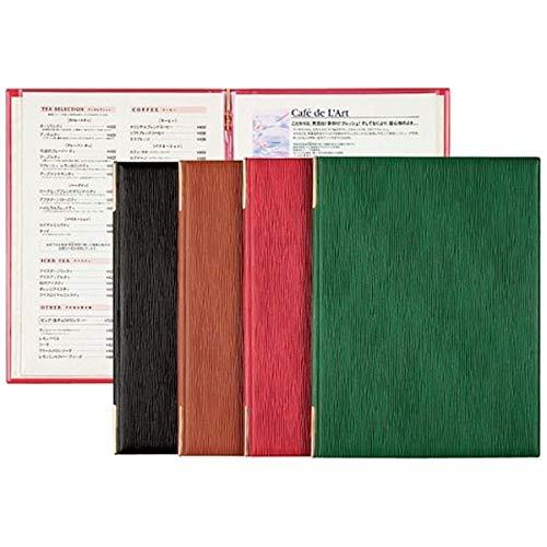 シンビ　メニューブックMS−301　赤【PAA1803】