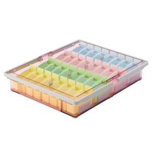 Rakuten - 山崎産業 投薬箱(取手付) 32駒(小)セット 166589