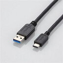 ELECOM エレコム USB3.1ケーブル/A-Cタイプ/ノーマル/1m/ブラック USB3-AC10BK(USB3-AC10BK)(2)