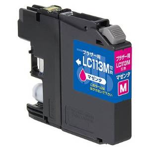 マゼンタ対応ジットリサイクルインクカートリッジ　LC113M ブラザー 日本製 JIT-B113M ecjoy-92112749 ECJOY!楽天市場店 パッケージ画像