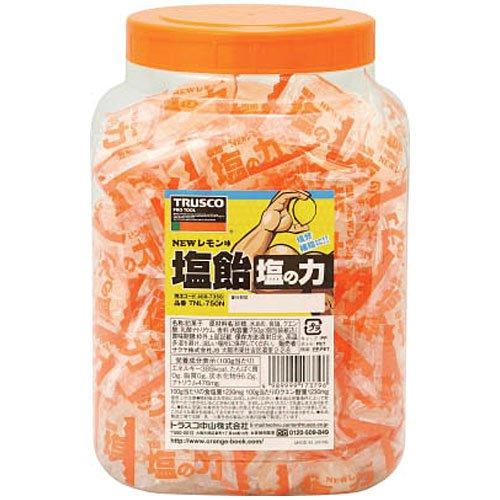TRUSCO トラスコ中山 TRUSCO 塩飴 塩の力 750g レモン味 ボトルタイプ TNL750N