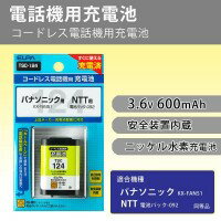 ELPA エルパ 朝日電器 電話機用充電池 TSC-124