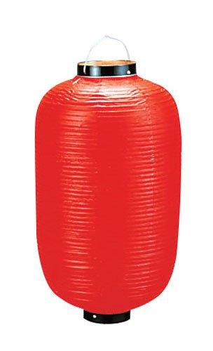 TKG テイケイジイ 遠藤商事 ビニール提灯長型　17号赤ベタ　b117−6【YTY01173Q】