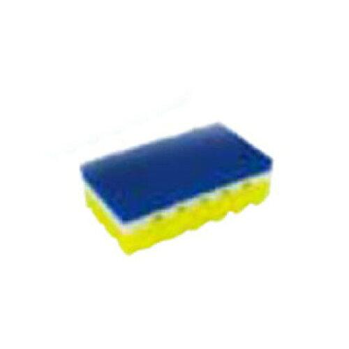 ワコーストロング スポンジたわし ハード（1ヶ単位）イエロー【JSP3208】