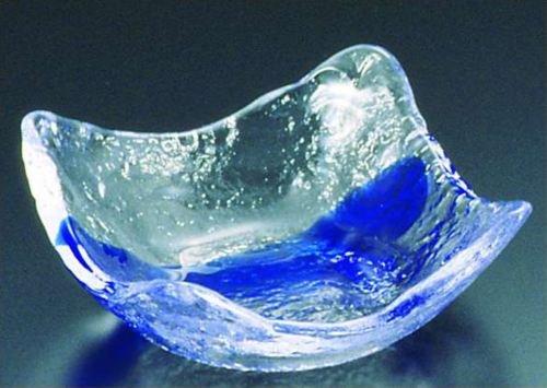 TKG テイケイジイ 遠藤商事 硝子和食器　一筆11　　　角洗鉢【RAL04】