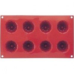 Martellato マルテラート　フレキシブルモルド　　SF057スモールクーグロフ8ヶ取【WSL7801】