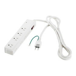 BUFFALO バッファロー BSTAPSDC820WH 2/3ピン式電源タップ 4+4個口 2m ホワイト(BSTAPSDC820WH)