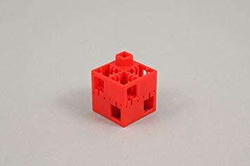 アーテック J・ArtecLブロック 四角 100ピース 赤