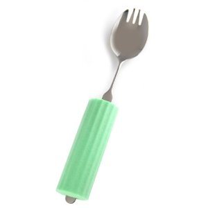 フセ企画 オールステンレスハンドル シリコンスポンジ付 S-28 スプーン・フォーク兼用 大 A05913