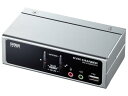 SANWASUPPLY サンワサプライ USB・PS/2コンソール両対応パソコン自動切替器(2:1) 品番:SW-KVM2HVCN(2)