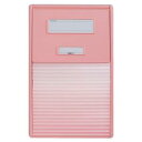 LIHIT LAB. カードインデックス A4(横1面)20名用 ピンクNCNN303-0084010-7510-13
