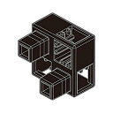 Artec アーテック アーテックブロック ハーフB 8PCSセット黒