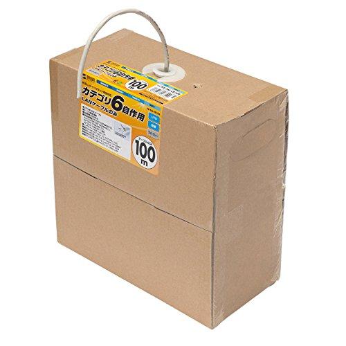 SANWASUPPLY ����掠�ץ饤 ���ƥ���6UTPñ�������֥�Τߡ�KB-T6L-CB100N