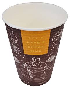 アートナップ エンボスカップ ブレイクタイム 340ml 50個入(80180095)