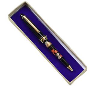 東出漆器店 高級蒔絵ボールペン　色：富士