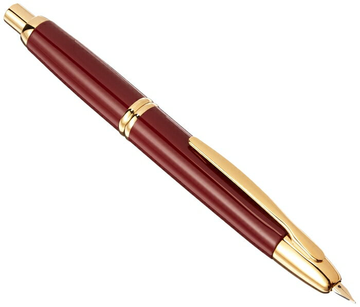 PILOT パイロット 万年筆 キャップレス FC-15SR-DR-F ディープレッド