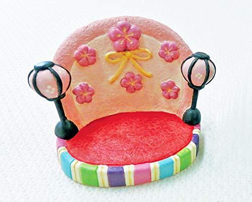 丸和貿易 置物 ひな台 W10×D7.5×H1cm おひなさまノーティー 4007185-00