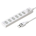 SANWASUPPLY サンワサプライ 火災予防安全タップ 品番:TAP-TSH62SWN