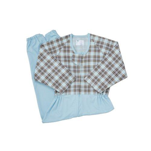 日本エンゼル コンビネーション【フルオープン型】オールシーズン タータンブルー 4L (5738−TA)