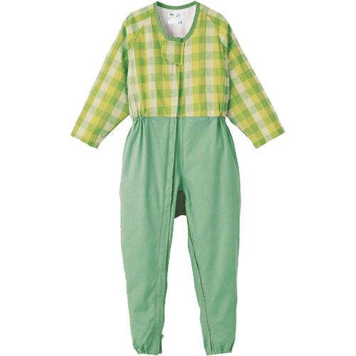 日本エンゼル コンビネーション【フルオープン型】オールシーズン ブロックグリーン 4L (5738−TA)