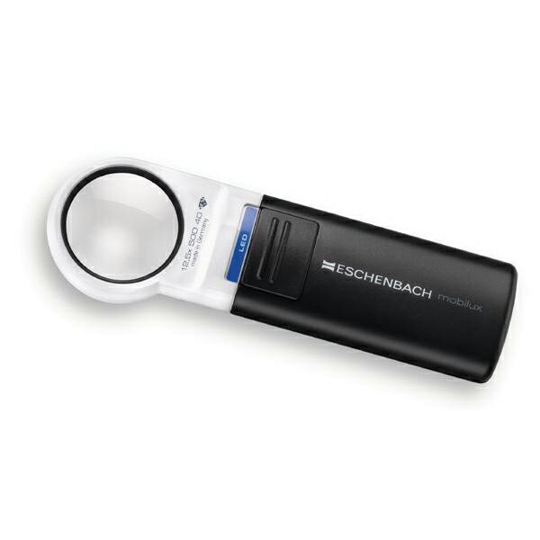 エッシェンバッハ mobiluxLED+mobase LEDワイドライトルーペ＆専用スタンド 35mmΦ(12.5倍) 1511-12M (1052988)
