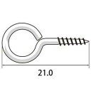 福井金属工芸 6900-B 丸ヒートン21mm