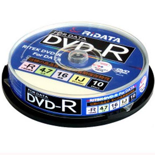 RiDATA D-R16X47G.PW10SP B データ用DVD-R 4.7G