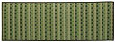 イケヒコ キッチンマット 120 い草ドット柄 グリーン 『ドロップ』 約43×120cm (裏面:滑りにくい加工)(3)