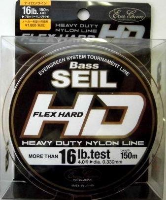 エバーグリーン バスザイル フレックスハードHD 16lb エバーグリーン バスザイル フレックスハードHD 16lb