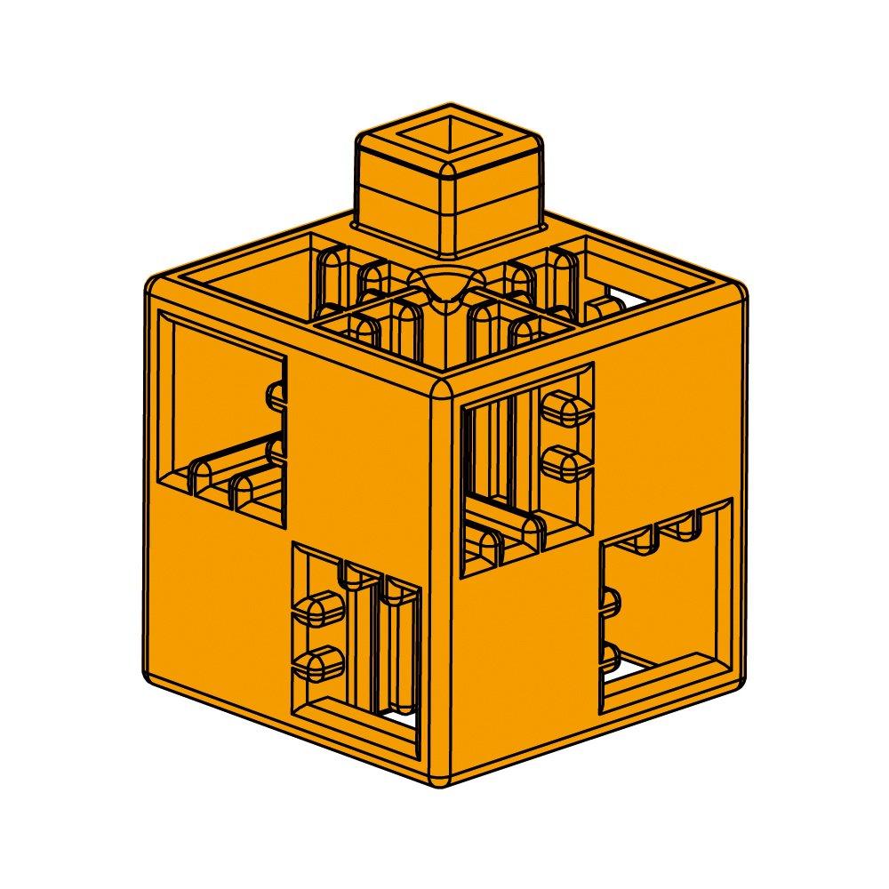 アーテックブロック 基本四角24PCSセットオレンジ