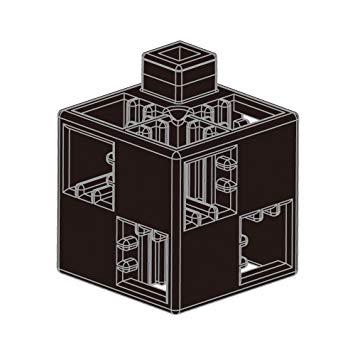 ARTEC アーテックブロック基本四角100pcsセット 黒