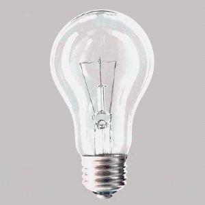 旭光電機 クリヤー電球 110V 40W E26口金 LC110V40W55