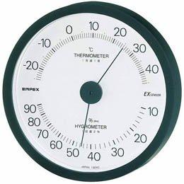 エンペックス エクシード温・湿度計(ブラック)EMPEX TM-2302 エンペックス エクシード温・湿度計(ブラック)EMPEX TM-2302
