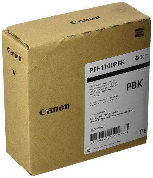CANON ����Υ� canon ����Υ� ��Ƚ�ץ�� ���󥯥��� PFI-1100 PBK �ե��ȥ֥�å� 160ml