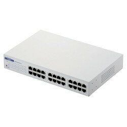 ELECOM エレコム 1000BASE-T対応 スイッチングハブ/24ポート/3年保証 ホワイト(EHB-UG2A24-S)