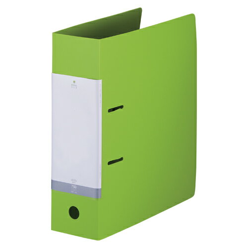 リヒトラブ リクエストD型リングファイル緑(G2290-6)