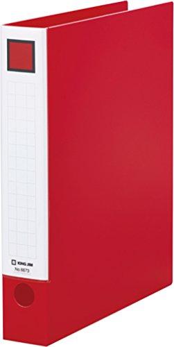 KING JIM レバーリングファイル赤(6673アカ)