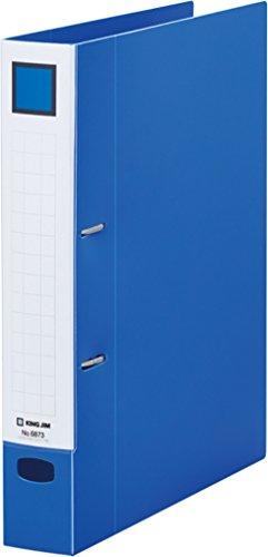 KING JIM レバーリングファイル Dタイプ青(6873アオ)