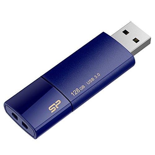 Silicon Power USB3.0フラッシュメモリ128GB Blaze B05 ネイビーブルー(SP128GBUF3B05V1D)