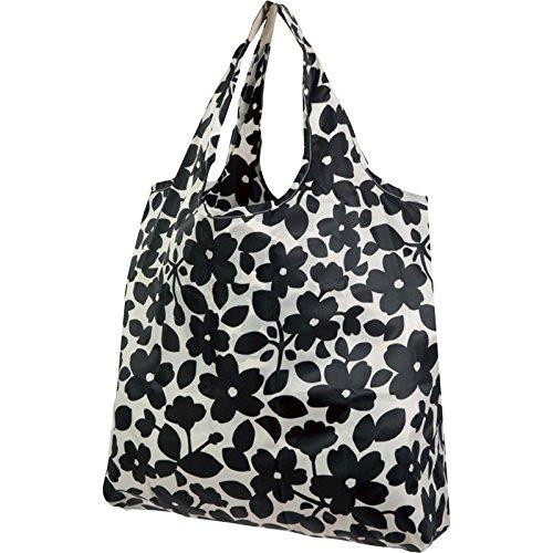 京都くろちく くろちく　和柄ショッピングエコバッグ　サクラ黒【21604621】(4)