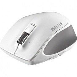 BUFFALO バッファロー BSMBB500LWH Bluetooth プレミアムフィットマウス Lサイズ ホワイト(BSMBB500LWH)