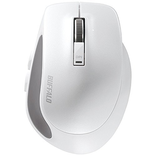 BUFFALO バッファロー Bluetooth プレミアムフィットマウス Sサイズ ホワイト(BSMBB500SWH)(2.0)