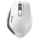 BUFFALO バッファロー Bluetooth プレミアムフィットマウス Mサイズ ホワイト(BSMBB500MWH)(2)